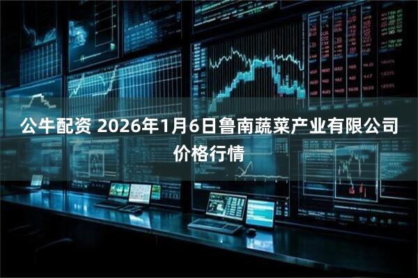 公牛配资 2026年1月6日鲁南蔬菜产业有限公司价格行情